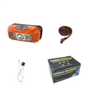 Lanterna Cabeça Premium Recarregavel Sensor  Prova D'água