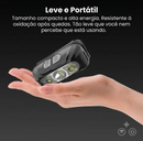 Lanterna Cabeça Premium Recarregavel Sensor  Prova D'água